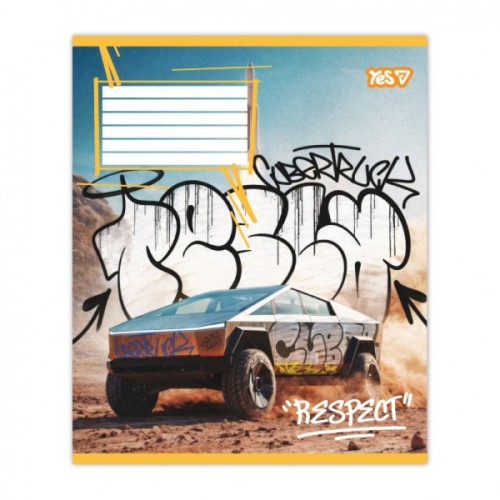 Зошит Yes Respect А5 24 аркушів лінія (768887)