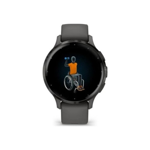 Смарт-годинник Garmin Venu 3S, Pebble Gray + Slate, GPS (010-02785-00)
