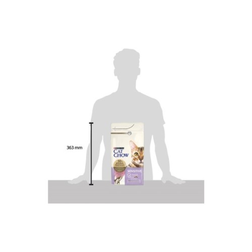 Сухий корм для кішок Purina Cat Chow Sensitive з лососем 1.5 кг (7613035394131)