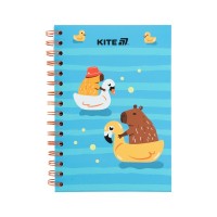 Блокнот Kite на спіралі A5 Cute 2, 80 аркушів, клітинка (K25-1911-2)