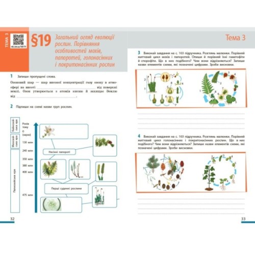 Робочий зошит НУШ Біологія. 7 клас - О.В. Тагліна, А.М. Самойлов, Л.В. Довгаль Ранок (9786170989512)