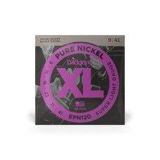 Струни для гітари D'Addario XL Pure Nickel Super Light (09-41) (EPN120)