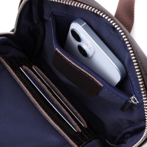 Сумка Vintage З натуральної шкіри Коричнева (22863)