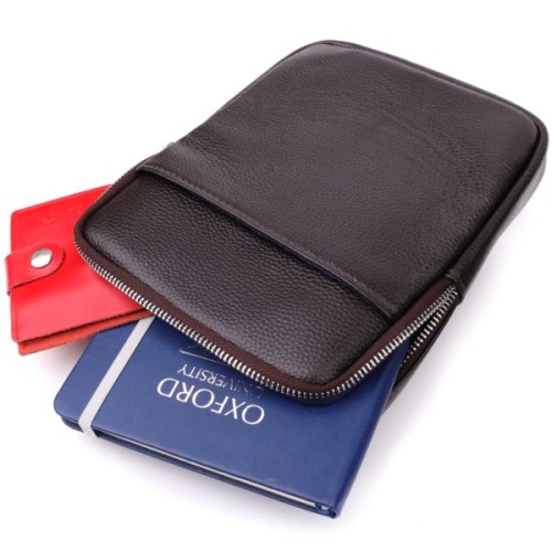 Сумка Vintage З натуральної шкіри Коричнева (22863)