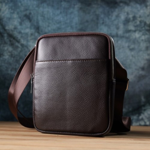 Сумка Vintage З натуральної шкіри Коричнева (22863)