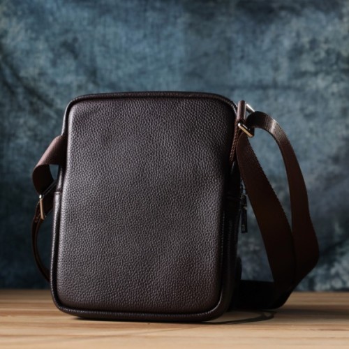 Сумка Vintage З натуральної шкіри Коричнева (22863)