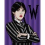 Картина по номерам Santi Wednesday Addams 40х50 см, алмазна мозаїка (955333)