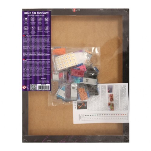 Картина по номерам Santi Wednesday Addams 40х50 см, алмазна мозаїка (955333)