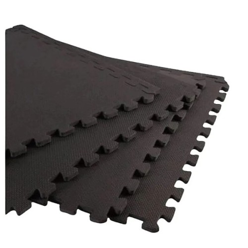 Килимок для фітнесу Toorx Interlocking 4 елементи 61х61х1,2 см Antracite (MAT-60) (931144)