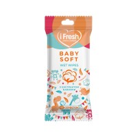 Дитячі вологі серветки iFresh з екстрактом бавовни 15шт (4823071645460)