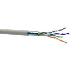 Кабель мережевий OK-Net FTP cat.5e, 305м (F/UTP-cat.5E-SL) (КПВЭ-ВП (100) 4*2*0,46)