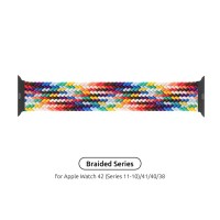 Ремінець до смарт-годинника Armorstandart Braided Solo Loop для Apple Watch 42 (Series 11-10)/41/40/38 Pride Edition Size 6 (144 mm) (ARM64935)