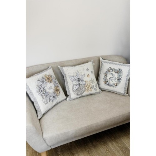 Наволочка Прованс гобеленова PRESENT 45х45см Віночок (4823093450530)