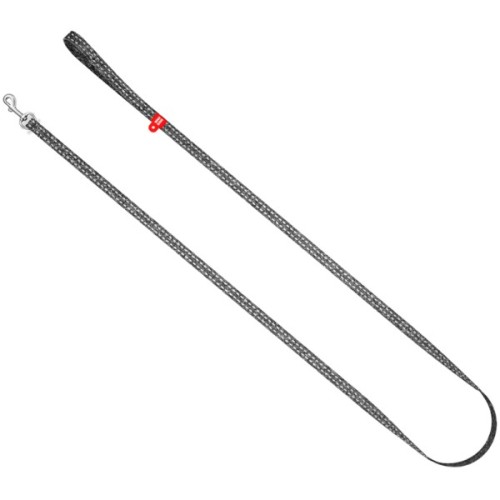 Повідець для котів WAUDOG Re-cotton світловідбивний XS 200х1 см сірий (164411)