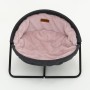 Лежак для тварин MISOKO&CO Pet bed round plush 45x45x22 см grey and pink (HOOP31839)