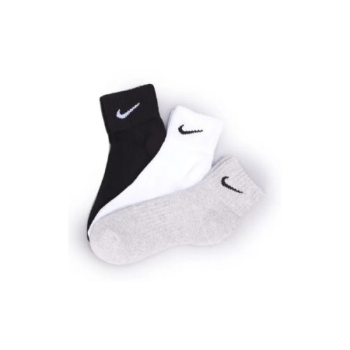 Шкарпетки Nike U NK V CUSH ANKLE-3PR VALUE SX4926-901 34-38 3 пари Чорний/Білий/Сірий (887232701123)