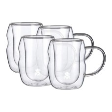 Набір чашок MasterPro Mixology з подвійними стінками 50 мл, 4 шт (BGMP-20209)