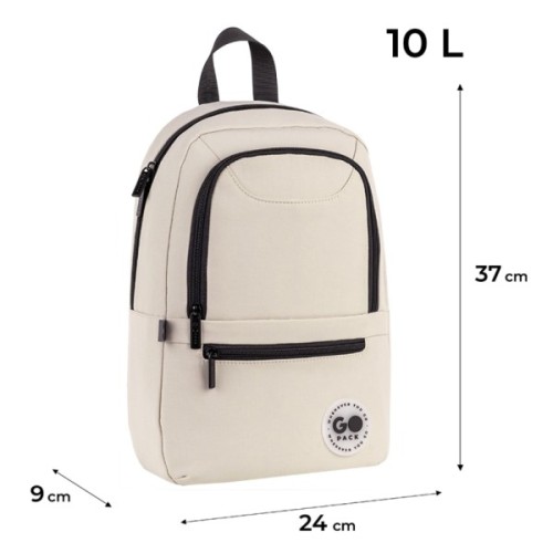 Рюкзак шкільний GoPack Education Teens 119S бежевий (GO26-119S-3)