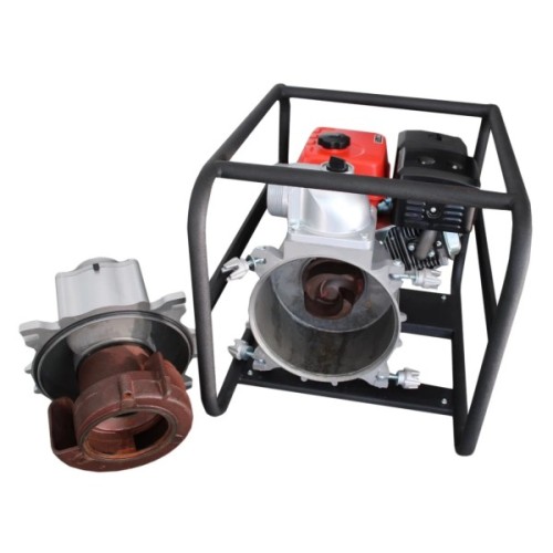 Мотопомпа Vulkan рукав 100мм, 85м3/год, підйом 25м, шлам/брудна вода, дв.Senci SC420 (82771)