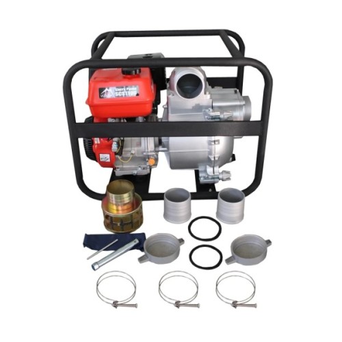 Мотопомпа Vulkan рукав 100мм, 85м3/год, підйом 25м, шлам/брудна вода, дв.Senci SC420 (82771)