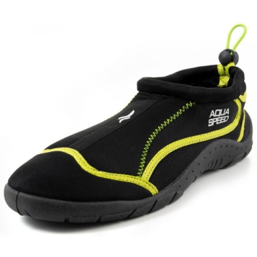 Аквашузи Aqua Speed Aqua Shoe Model 704-78 чорний, жовтий 46 (5908217691705)