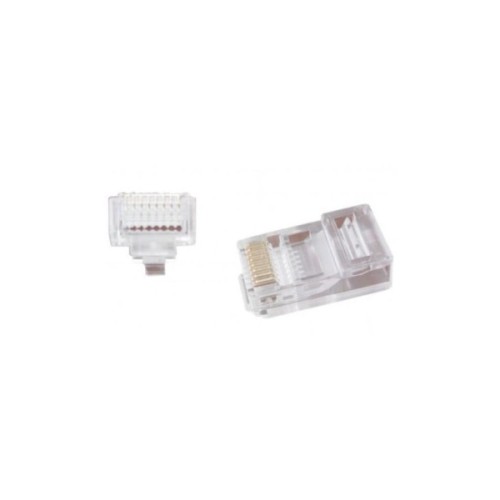Конектор RJ45 cat.5e UTP 8P8C (наскрізні отв., позолоч. конт.) 50 шт Cablexpert (LC-PTU-01/50)