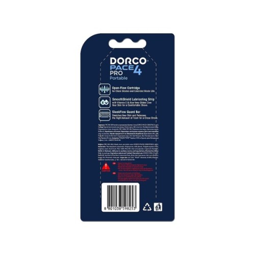 Бритва Dorco Pace 4 Pro Одноразова Для чоловіків 3 шт. (8801038598253)