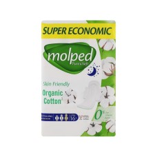 Гігієнічні прокладки Molped Pure&Soft Night 6 крапель 16 шт. (8690536829040)