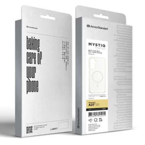 Чохол до мобільного телефона Armorstandart Mystiq MagCase Samsung A27 5G White (ARM91615)
