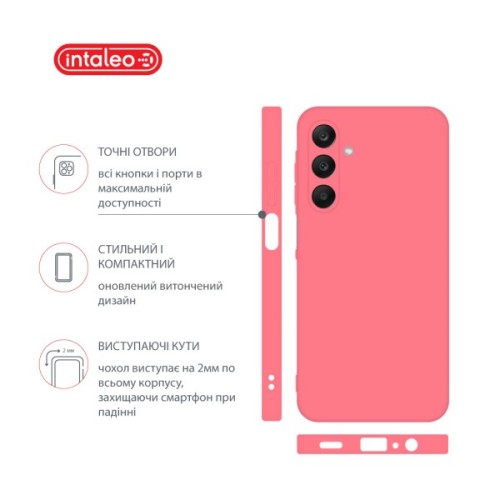 Чохол до мобільного телефона Intaleo Silicone Samsung Galaxy A25 Pink (1283126600128)