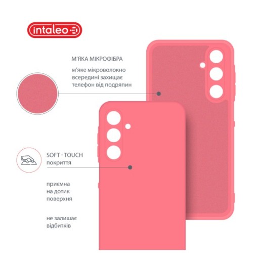 Чохол до мобільного телефона Intaleo Silicone Samsung Galaxy A25 Pink (1283126600128)