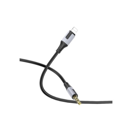 Кабель мультимедійний Lightning to 3.5mm M 1.0m black BOROFONE (6941991108327)