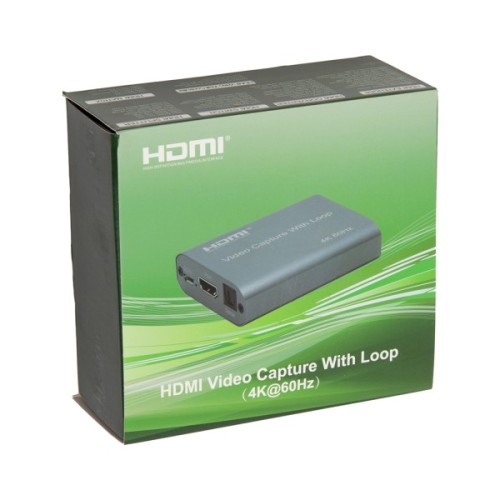 Пристрій захоплення відео PowerPlant HDVC7 HDMI USB2.0 4k/60hz (CA914173)