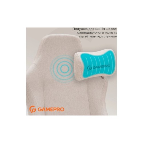 Крісло ігрове GamePro FGC750G Size L Fabric Beige (FGC750G)