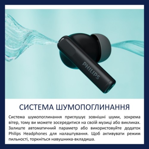 Навушники Philips TAT2520BK/00 Wireless Black (TAT2520BK/00)