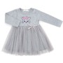 Плаття дитяче Breeze з фатиновою спідницею (19609-86G-gray)
