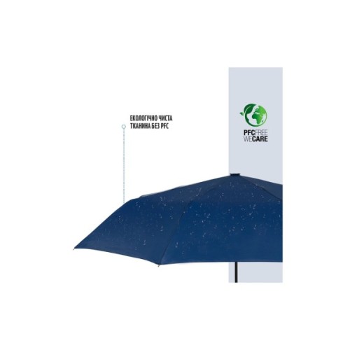 Парасоля Perletti Ombrelli promozionali складана автоматична, темно-синя (96007-02)