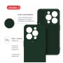 Чохол до мобільного телефона Intaleo SoftShell Apple iPhone 16 Pro Dark Green (1283126609282)