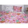 Постільна білизна MirSon Бязь Ranforce Elite 17-0512 Bombs pink King Size (2200004705026)