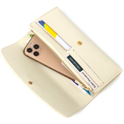 Гаманець Tony Bellucci З натуральної шкіри Молочний (21965)