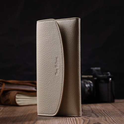 Гаманець Tony Bellucci З натуральної шкіри Молочний (21965)