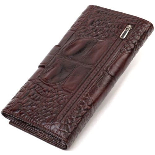 Портмоне Canpellini З натуральної шкіри Коричневе (21846)