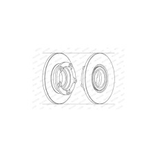 Гальмівний диск FERODO DDF1573-1