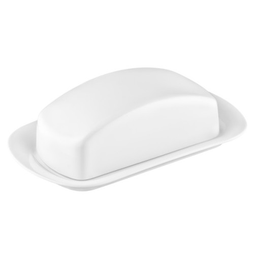 Маслянка кухонна Ardesto 20.3х12.7х6.4см, порцеляна, білий (AR3751)