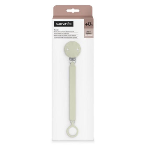 Кліпса для пустушок Suavinex Wonder світло-зелена (402542)