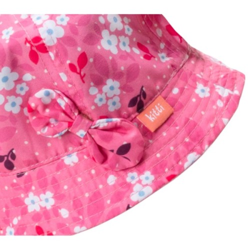 Панама дитяча Kitti з квіточками (Y8120-8-46-pink)