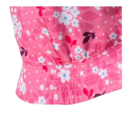 Панама дитяча Kitti з квіточками (Y8120-8-46-pink)