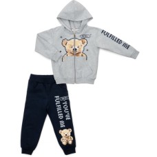 Спортивний костюм дитячий Breeze з ведмедиком (18105-116B-gray)