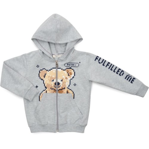 Спортивний костюм дитячий Breeze з ведмедиком (18105-116B-gray)