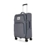 Валіза Bagland Валенсія середня 63 л сіра (835918493)